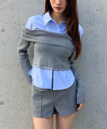 3.3 Field Trip  | 3.3 Field Trip／シャツオフショルニット(ニット/セーター)