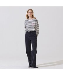 ADAUL（アダウル）の「ユースツーボタンデニムパンツ - ブラック（デニムパンツ）」