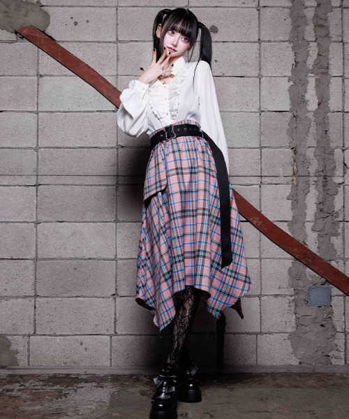 axes femme｜アクシーズファムのスカート（チェック柄）通販 - ZOZOTOWN
