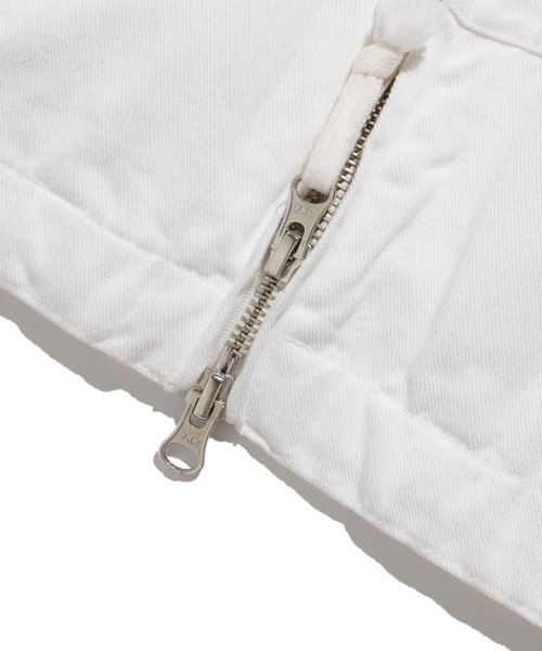 NICE GHOST CLUB(ナイスゴーストクラブ)の「FFATS GARMENTS DYED VEST_WHITE(NG2ESUB990A)(ベスト・レディース・その他・L/M/S)」の5枚目の写真