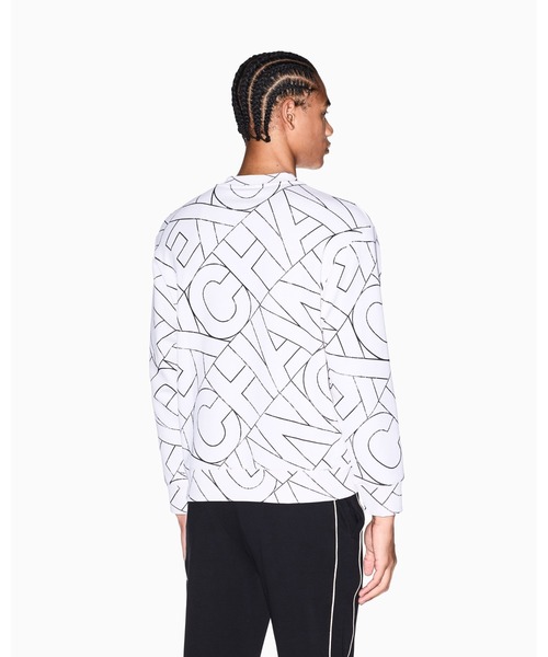 ARMANI EXCHANGE(アルマーニエクスチェンジ)の「【A|X アルマーニ エクスチェンジ】ダイアゴナルオールオーバーロゴ スウェットプルオーバー(スウェット・メンズ・アイボリー・LARGE/MEDIUM/SMALL/X-LARGE/X-SMALL/XX-LARGE)」の6枚目の写真