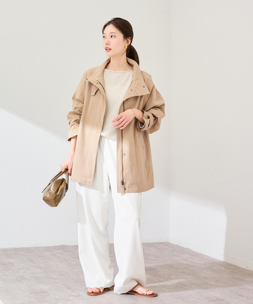 FRAMeWORK(フレームワーク)の「≪追加≫撥水テントラインコート(その他アウター・レディース・ネイビー/キャメル・36/38)」の17枚目の写真