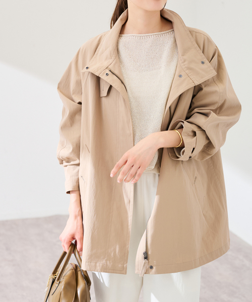 FRAMeWORK(フレームワーク)の「≪追加≫撥水テントラインコート(その他アウター・レディース・ネイビー/キャメル・36/38)」の13枚目の写真