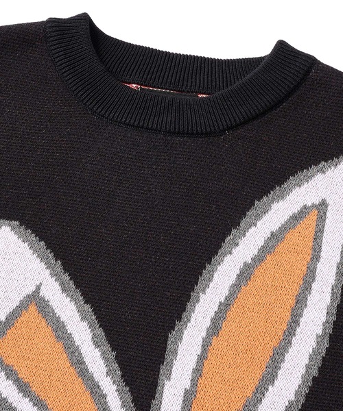 FTC（エフティーシー）の「SMOKING RABBIT SWEATER（ニット/セーター・メンズ・ホワイト/ブラック/ライトブルー・MEDIUM/LARGE/SMALL/X-LARGE）」の9枚目の写真