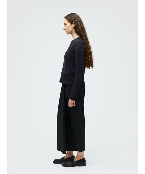 mizuiroind(ミズイロインド)の「mizuiro ind ラップスカートライクパンツ(その他パンツ・レディース・チャコールグレー/ブラック/ライトグレー/ブラック系その他・FREE)」の12枚目の写真