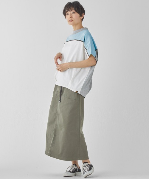 KRIFF MAYER Lady's Collection(クリフメイヤーレディースコレクション)の「【汗染み防止・撥水防汚・速乾・接触冷感】ウェットプロテクトレースコクーンT(Tシャツ/カットソー・レディース・ブラウン/カラフル/ブラック/オフホワイト/グレー/セージグリーン・MEDIUM/LARGE)」の11枚目の写真