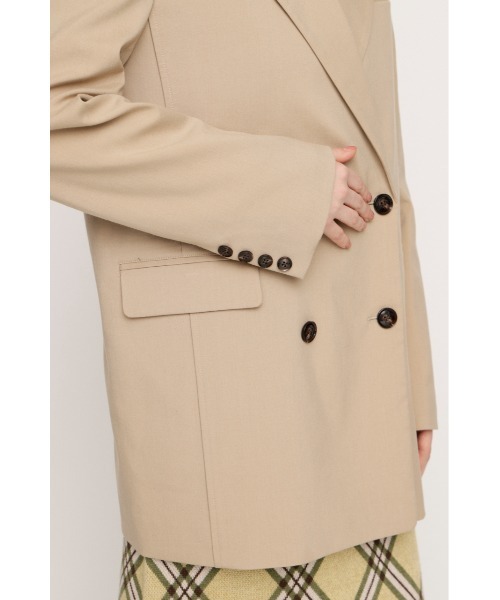SLY(スライ)の「【2026SS新作】BOXY TAILORED JK ボクシーテーラードジャケット 春服(テーラードジャケット・レディース・ネイビー/ライトベージュ・FREE)」の13枚目の写真