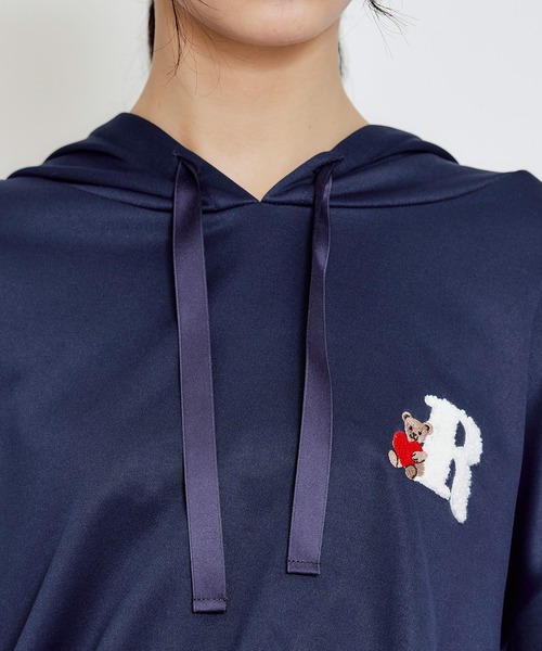 REDYAZEL(レディアゼル)の「Azelyハートショートパーカー(パーカー・レディース・グリーン/ネイビー/オフホワイト・FREE)」の8枚目の写真