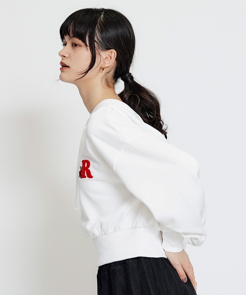 REDYAZEL(レディアゼル)の「Azelyハートショートパーカー(パーカー・レディース・グリーン/ネイビー/オフホワイト・FREE)」の18枚目の写真