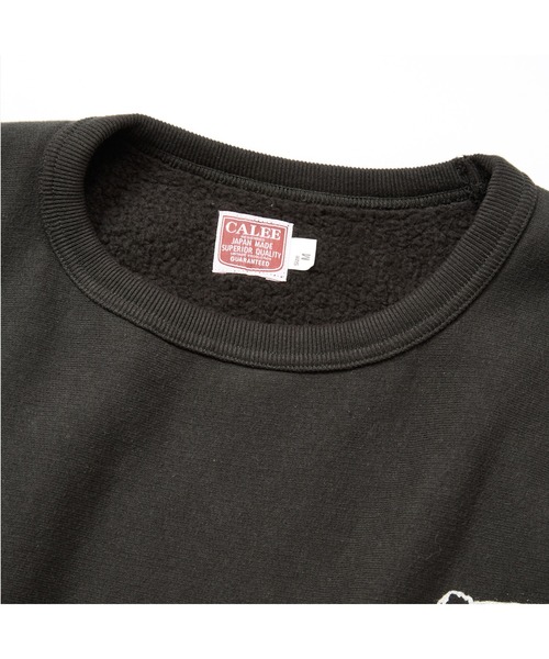 CALEE（キャリー）の「TOMPKIN’S LOOP TYPE 40’S CREWNECK SW（スウェット・メンズ・グレー/ブラック・MEDIUM/LARGE/X-LARGE）」の4枚目の写真