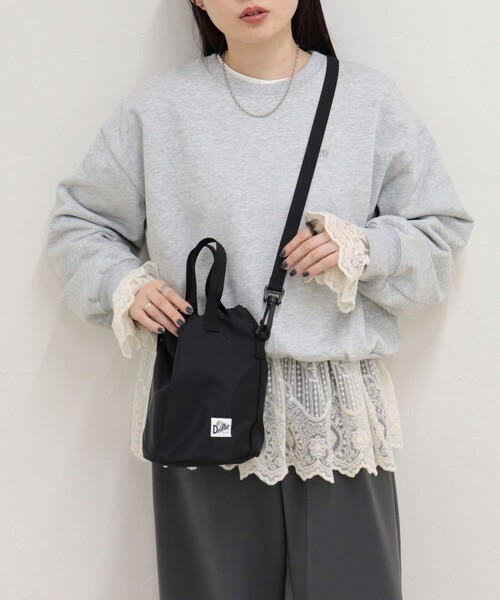 fredy emue（フレディエミュ）の「【Drifter/ドリフター】DRAWSTRING POUCH（ショルダーバッグ・レディース・ライトブルー/ブラック/ブラック系その他2/パープル・FREE）」の2枚目の写真