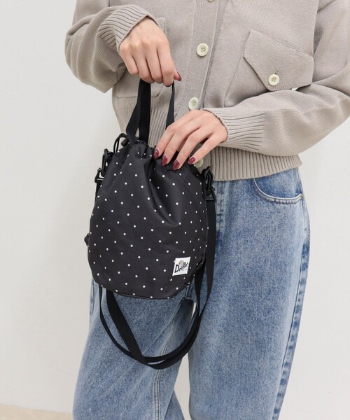 fredy emue（フレディエミュ）の「【Drifter/ドリフター】DRAWSTRING POUCH（ショルダーバッグ・レディース・ライトブルー/ブラック/ブラック系その他2/パープル・FREE）」の11枚目の写真
