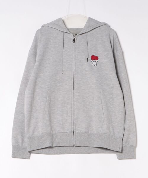 別注デザイン】キャラクター刺繍ジップパーカー 【PEANUTS / BAYMAX