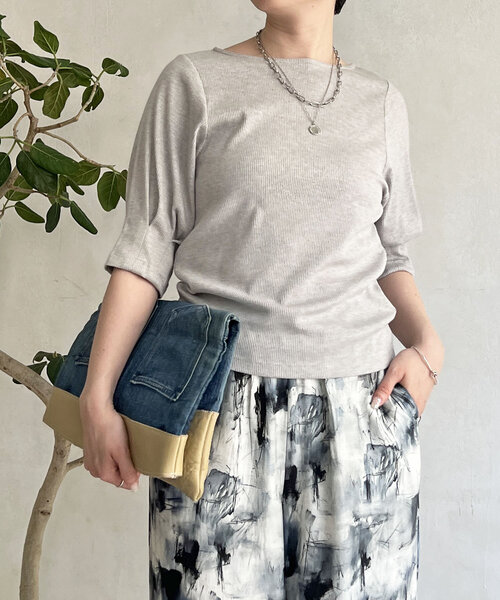 un dix cors(アンディコール)の「2WAYコンパクトプルオーバー(Tシャツ/カットソー・レディース・オフホワイト・FREE)」の14枚目の写真