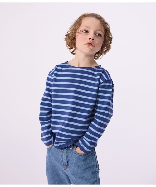 セール】マリニエール長袖プルオーバー（スウェット）｜PETIT BATEAU