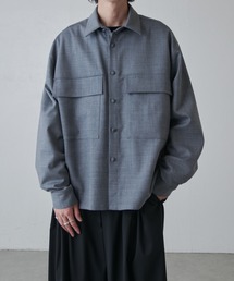 Lui's | ダブルポケットオーバーシャツブルゾン(シャツ/ブラウス)