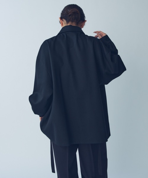 Lui's（ルイス）の「ダブルポケットオーバーシャツブルゾン（シャツ/ブラウス・メンズ・グレー/ブラック・M/S）」の20枚目の写真