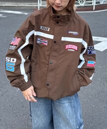 SOUNDSGOOOOD（サウンズグッド）の「【SOUNDS GOOOOD】レーシングジャケット（ブルゾン）」