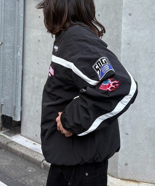 SOUNDSGOOOOD（サウンズグッド）の「【SOUNDS GOOOOD】レーシングジャケット（ブルゾン・メンズ・ブラック/ブラウン・ONE SIZE）」の7枚目の写真