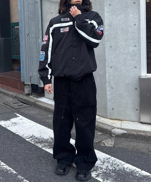 SOUNDSGOOOOD（サウンズグッド）の「【SOUNDS GOOOOD】レーシングジャケット（ブルゾン・メンズ・ブラック/ブラウン・ONE SIZE）」の8枚目の写真