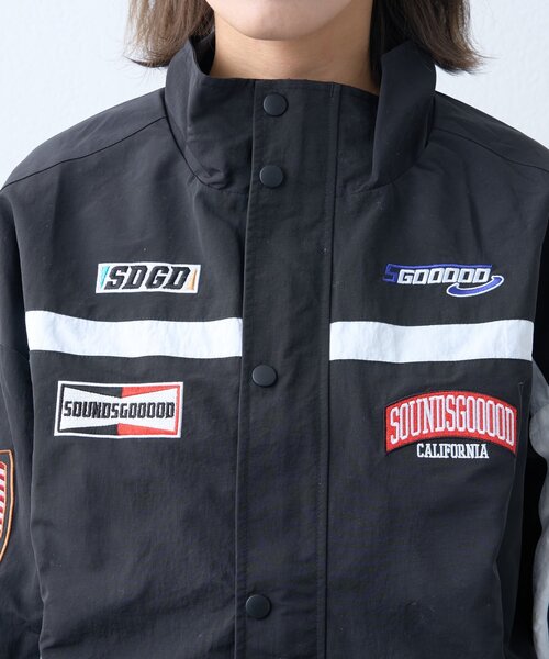 SOUNDSGOOOOD（サウンズグッド）の「【SOUNDS GOOOOD】レーシングジャケット（ブルゾン・メンズ・ブラック/ブラウン・ONE SIZE）」の16枚目の写真