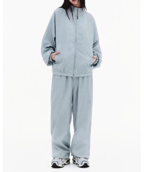 F.ILLUMINATE（フィルミネイト）の「【UNISEX】Filluminate／チェックトラックパンツ（その他パンツ・レディース・グレー/チャコール・SMALL/MEDIUM）」の3枚目の写真