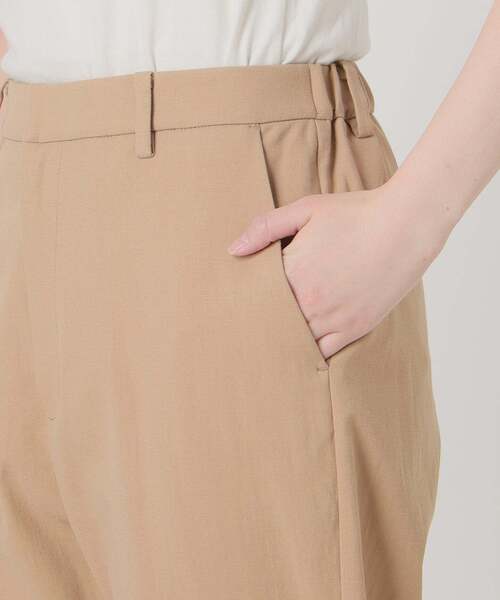 SLOBE IENA(スローブイエナ)の「《WEBのみ4サイズ展開/シリーズあり》リネンmixストレッチパンツ(その他パンツ・レディース・ブラック/アーミー/ベージュ・40/38/34/36)」の18枚目の写真