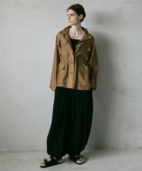 GARAGE OF GOOD CLOTHING（ガレージオブグッドクロージング）の「バルーンギャザーロングパンツ（その他パンツ・レディース・ネイビー/ブラック/オフホワイト・FREE）」の8枚目の写真