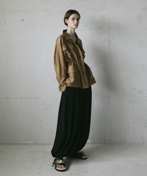 GARAGE OF GOOD CLOTHING（ガレージオブグッドクロージング）の「バルーンギャザーロングパンツ（その他パンツ・レディース・ネイビー/ブラック/オフホワイト・FREE）」の9枚目の写真