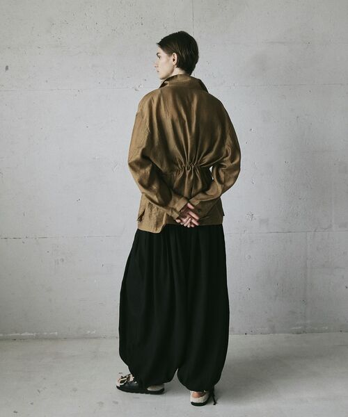 GARAGE OF GOOD CLOTHING（ガレージオブグッドクロージング）の「バルーンギャザーロングパンツ（その他パンツ・レディース・ネイビー/ブラック/オフホワイト・FREE）」の10枚目の写真