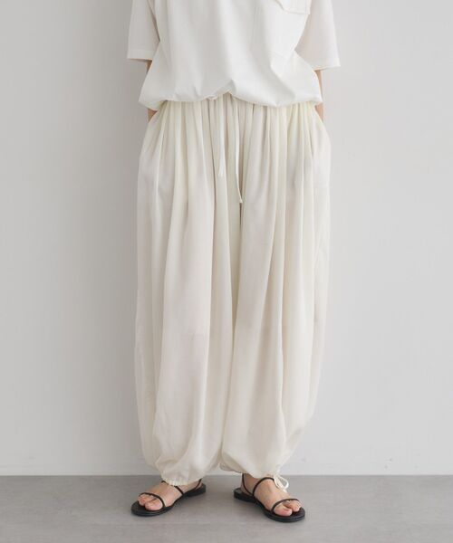 GARAGE OF GOOD CLOTHING（ガレージオブグッドクロージング）の「バルーンギャザーロングパンツ（その他パンツ・レディース・ネイビー/ブラック/オフホワイト・FREE）」の18枚目の写真