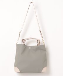 zucchero filato | ナイロン×レザー 2way トートバッグ 軽量 ビジネス 11102(トートバッグ)