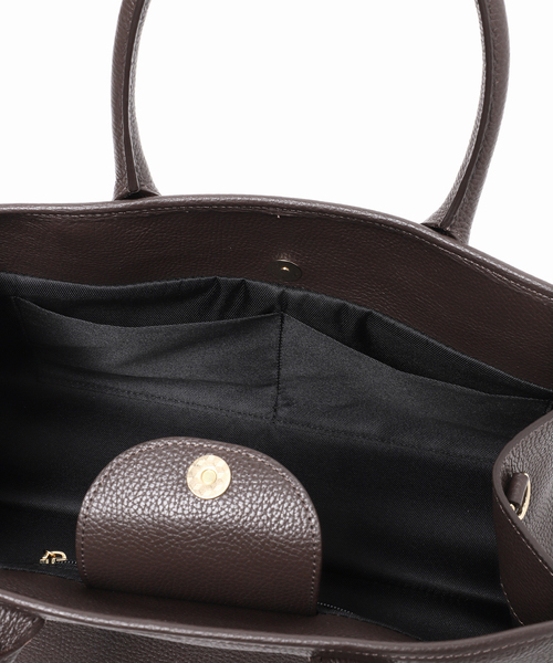 AULENTTI（オウレンティ）の「AULENTTI/オウレンティ レザートートバッグ（トートバッグ・レディース・ブラウン/ベージュ・FREE）」の12枚目の写真