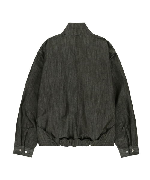 OJOS(オホス)の「Metal Denim Bomber Jacket / Khaki(ブルゾン・レディース・その他・1/2/3)」の3枚目の写真