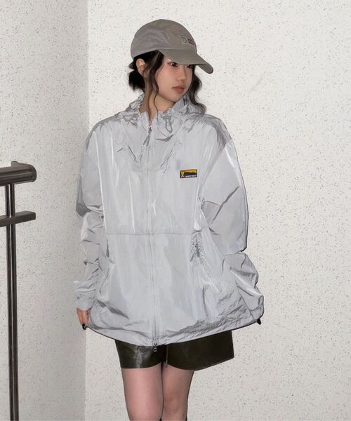 Wacky WiLLy(ワッキーウィリー)の「ベーシックウィンドブレーカーライトグレー(ナイロンジャケット・レディース・その他・SMALL/MEDIUM/LARGE/X-LARGE)」の10枚目の写真