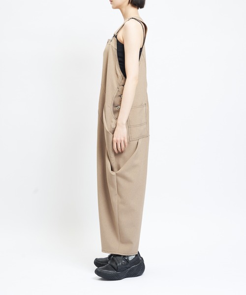 gomme(ゴム)の「ドレープサロペット(その他パンツ・レディース・ブラック/ベージュ・MEDIUM)」の12枚目の写真