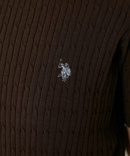 U.S. POLO ASSN. × PUBLUX/ユーエスポロアッスン 別注 クルーネック