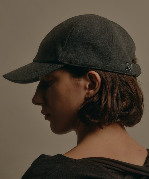 IRIS47（イリスフォーセブン）の「【IRIS 47】tropic wool cap/トロピック ウール キャップ（キャップ・レディース・ベージュ/ブラック・FREE）」の2枚目の写真