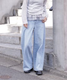 FREE'S MART | ◆【別注】ＳＯＭＥＴＨＩＮＧ　ＬＩＳＡワイドデニムパンツ(デニムパンツ)