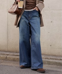 FREE'S MART | ◆【別注】ＳＯＭＥＴＨＩＮＧ　ＬＩＳＡワイドデニムパンツ(デニムパンツ)