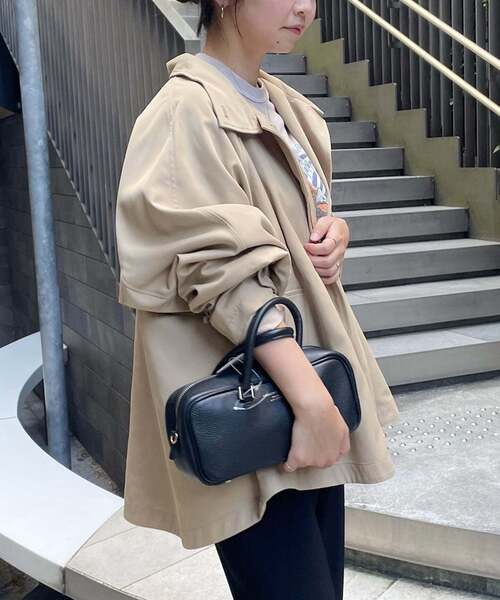 SLOBE IENA（スローブイエナ）の「《WEB限定/追加3》撥水テントラインコート（その他アウター・レディース・ベージュ/ネイビー・FREE）」の18枚目の写真