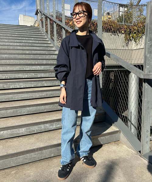 SLOBE IENA(スローブイエナ)の「《WEB限定/追加3》撥水テントラインコート(その他アウター・レディース・ベージュ/ネイビー・FREE)」の22枚目の写真