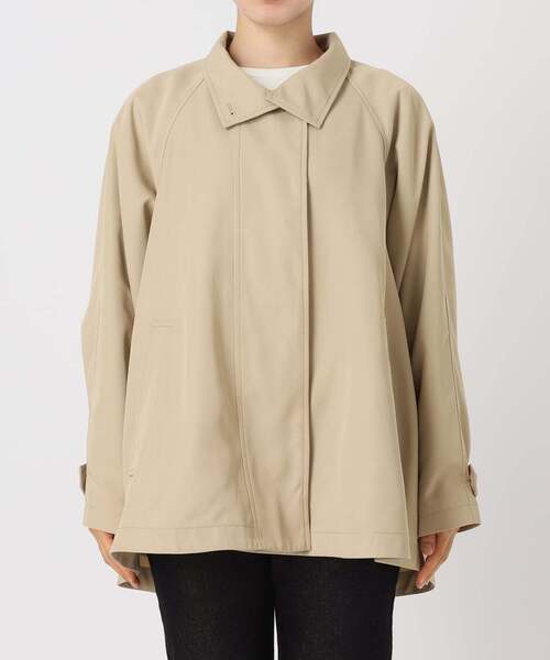 SLOBE IENA（スローブイエナ）の「《WEB限定/追加3》撥水テントラインコート（その他アウター・レディース・ベージュ/ネイビー・FREE）」の12枚目の写真