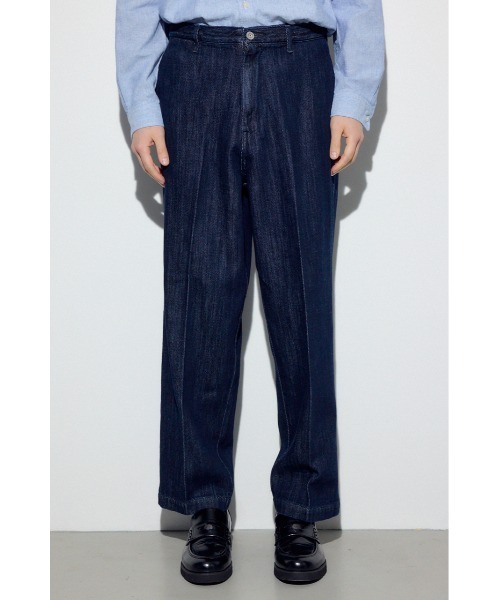 AZUL by moussy（アズールバイマウジー）の「リラックスデニムスラックス（デニムパンツ・メンズ・ワンウォッシュ/カーキ・MEDIUM/SMALL/LARGE）」の19枚目の写真