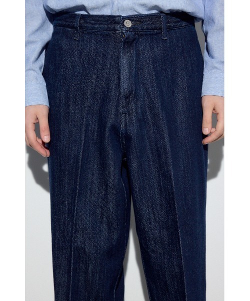 AZUL by moussy（アズールバイマウジー）の「リラックスデニムスラックス（デニムパンツ・メンズ・ワンウォッシュ/カーキ・MEDIUM/SMALL/LARGE）」の22枚目の写真