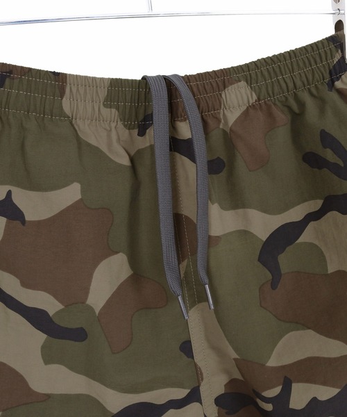 No Rain No Rainbow(ノーレインノーレインボー)の「mp14823-nylon easy shorts with two-tone embroidery ナイロンショートパンツ(NR26S-22)(その他パンツ・メンズ・カモフラージュ・XL/L/M/S)」の9枚目の写真