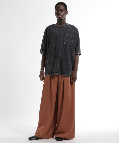 HARE（ハレ）の「【接触冷感】ポケットミニロゴカットソー(HARE)（Tシャツ/カットソー・メンズ・ブルー/パープル/ブラック/ホワイト/グレー・MEDIUM/SMALL）」の15枚目の写真