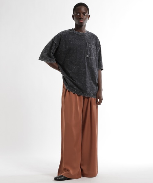 HARE（ハレ）の「【接触冷感】ポケットミニロゴカットソー(HARE)（Tシャツ/カットソー・メンズ・ブルー/パープル/ブラック/ホワイト/グレー・MEDIUM/SMALL）」の16枚目の写真