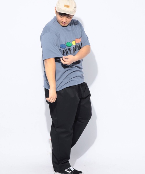 B&T CLUB(ビーティークラブ)の「Tシャツ 半袖 メンズ 大きいサイズ FAT ANIMALS クジラプリント クルーネック B&T CLUB (ビーアンドティークラブ)(Tシャツ/カットソー・メンズ・ブルー/ブラック・X3(6L~7L)/X2(4L~5L)/X1(3L~4L))」の15枚目の写真