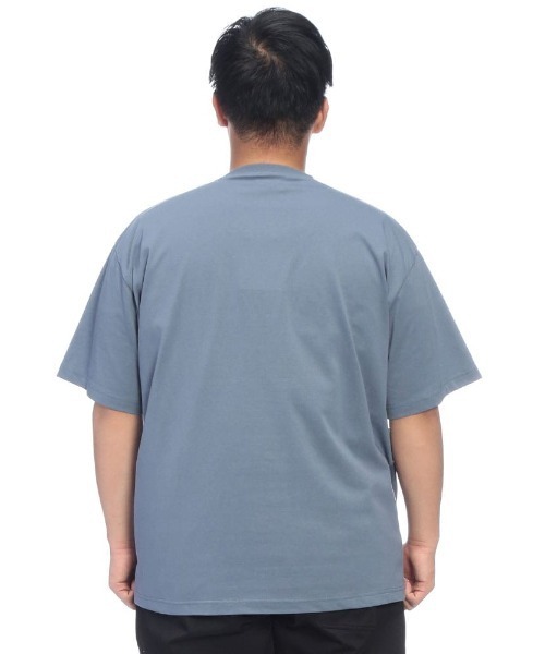 B&T CLUB(ビーティークラブ)の「Tシャツ 半袖 メンズ 大きいサイズ FAT ANIMALS クジラプリント クルーネック B&T CLUB (ビーアンドティークラブ)(Tシャツ/カットソー・メンズ・ブルー/ブラック・X3(6L~7L)/X2(4L~5L)/X1(3L~4L))」の19枚目の写真